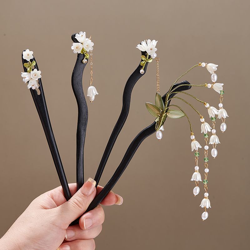 Supply Florist - Fermaglio per capelli in legno con
