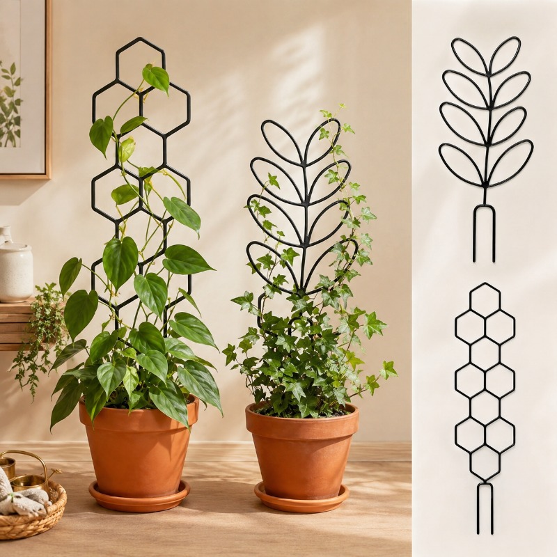 Florist Supp - 2/4 pezzi Supporto per Piante, Telaio