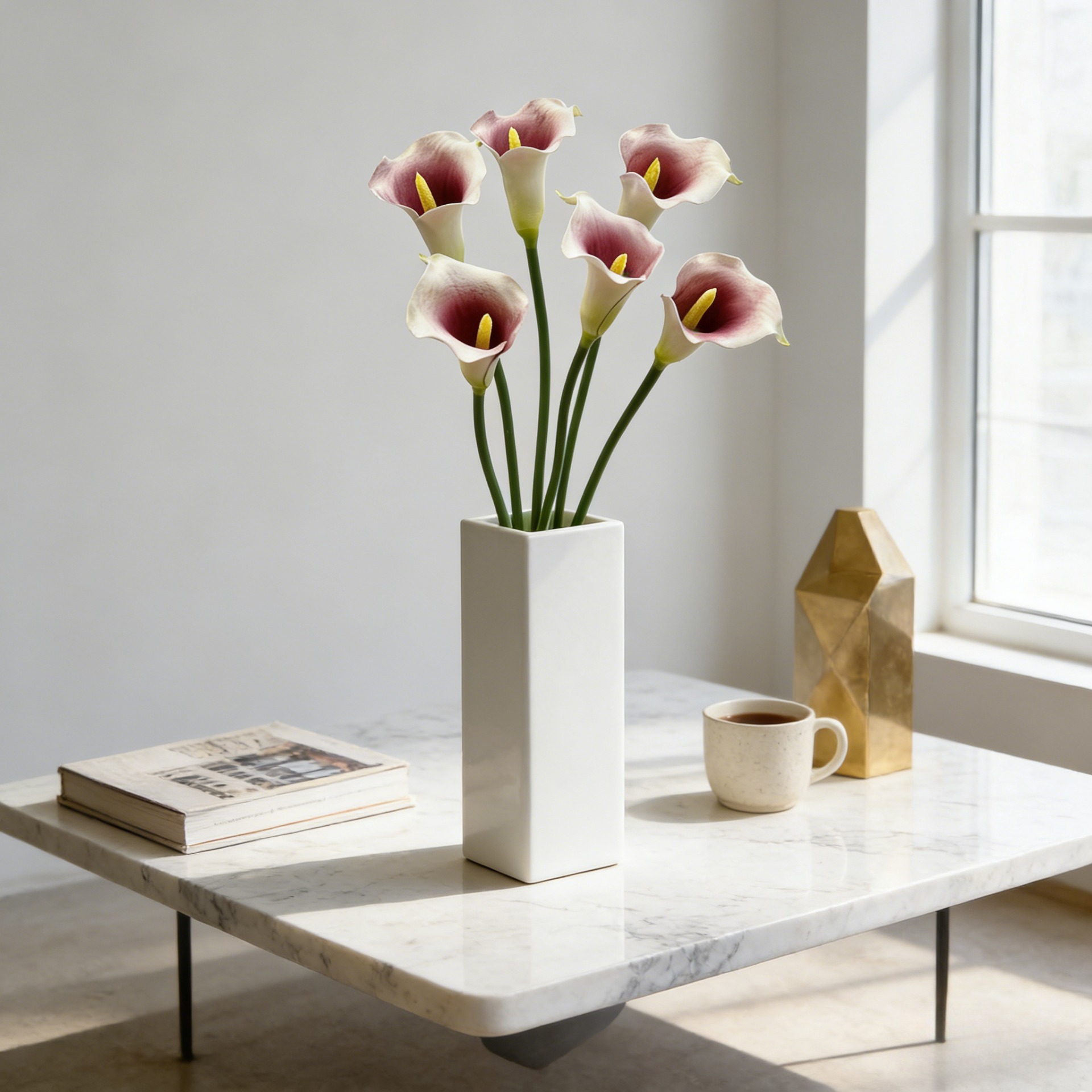 Supply For Florist - Fiore Artificiale di Calla a Stelo