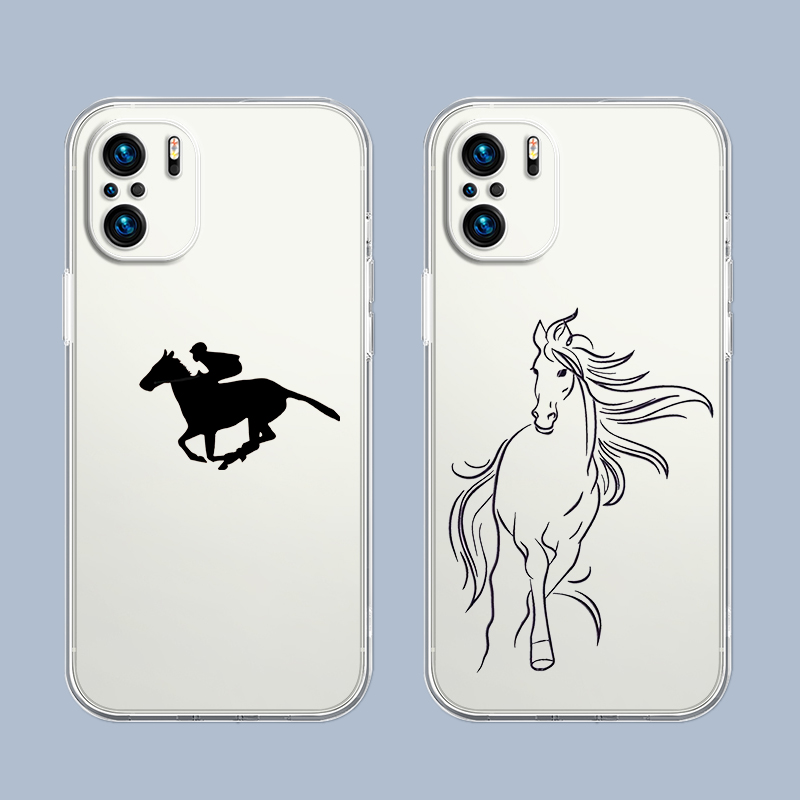 Cellophane Wrap Clear - Cover per telefono con motivo Cavallo
