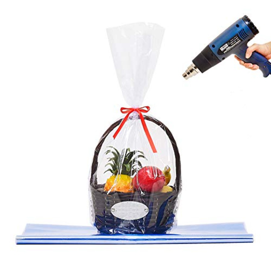 Cellophane Wrap Clear - Sacchetti trasparenti in cellophane per cesti