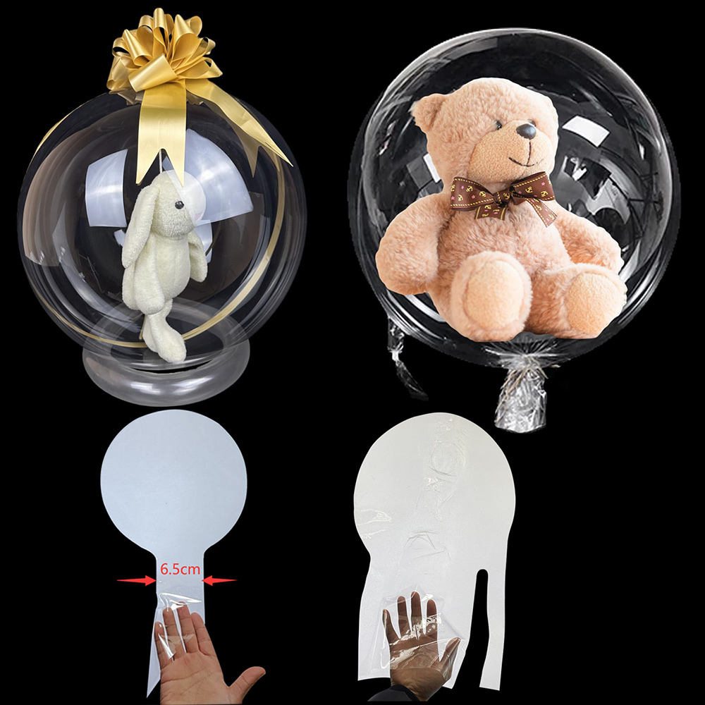 Cellophane Wrap Clear - Palloncini Trasparenti per Riempimento, Grandi Palloncini