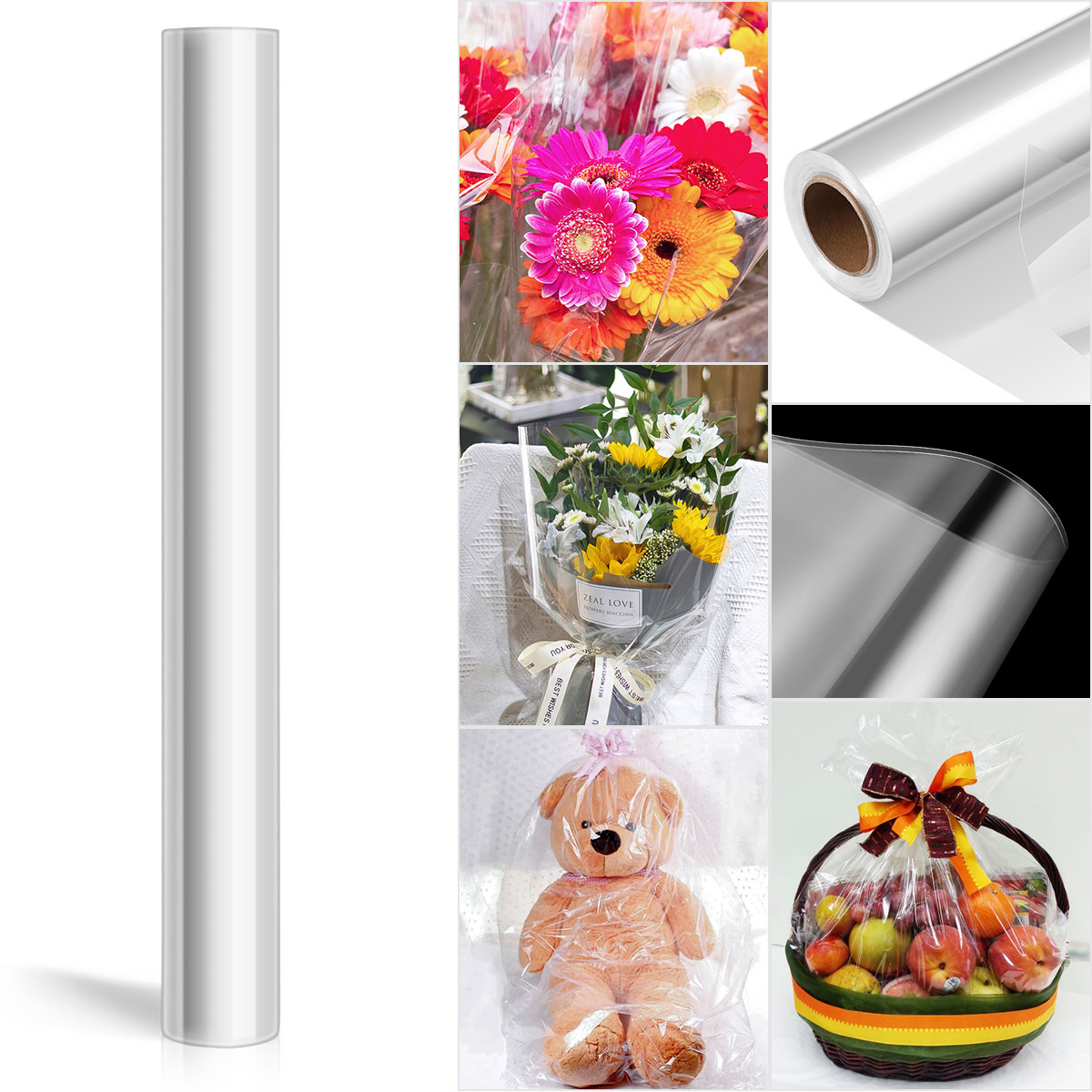 Rotolo di pellicola trasparent - Cellophane Wrap Clear recensione e prezzo
