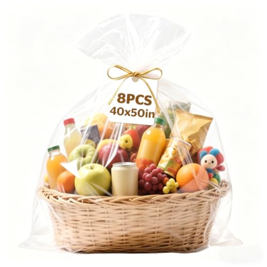 8 sacchetti grandi in cellopha - Cellophane Wrap Clear recensione e prezzo